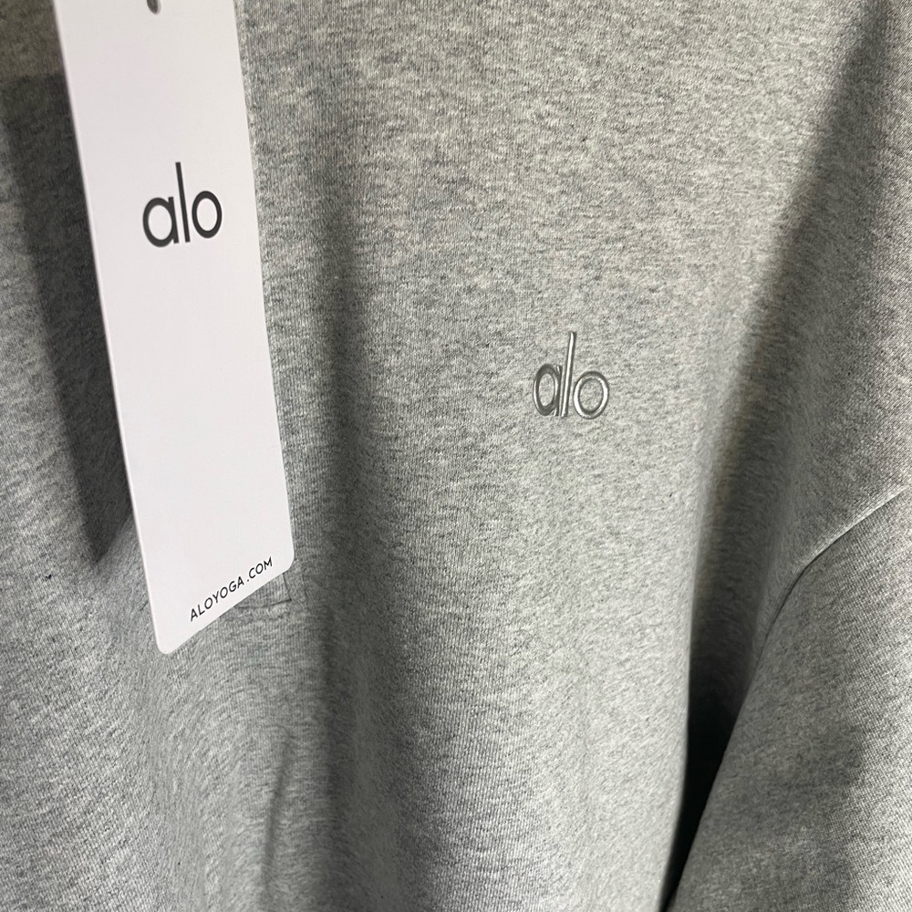 ALO Yoga Light Gray Hoodie